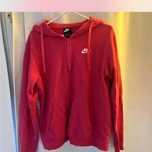 Nike Pink Zip-Up Hoodie